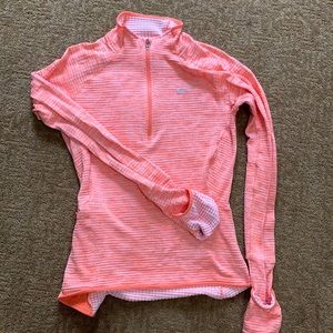 Nike athletic quarter zip jacket